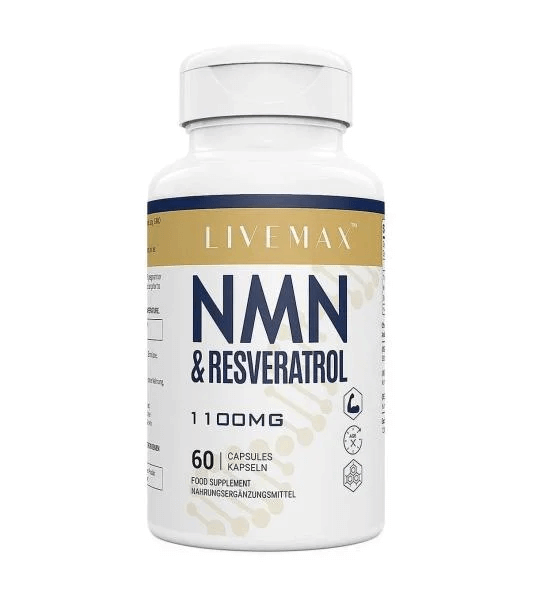 NMN & Resveratrol 1100 Mg by Live Max